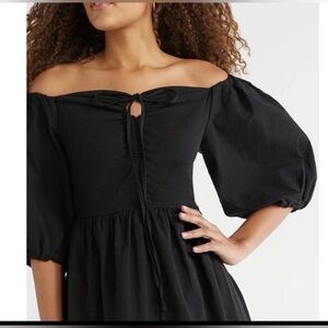 Free Assembly NWOT Size M Halter/Versatile Dress Black